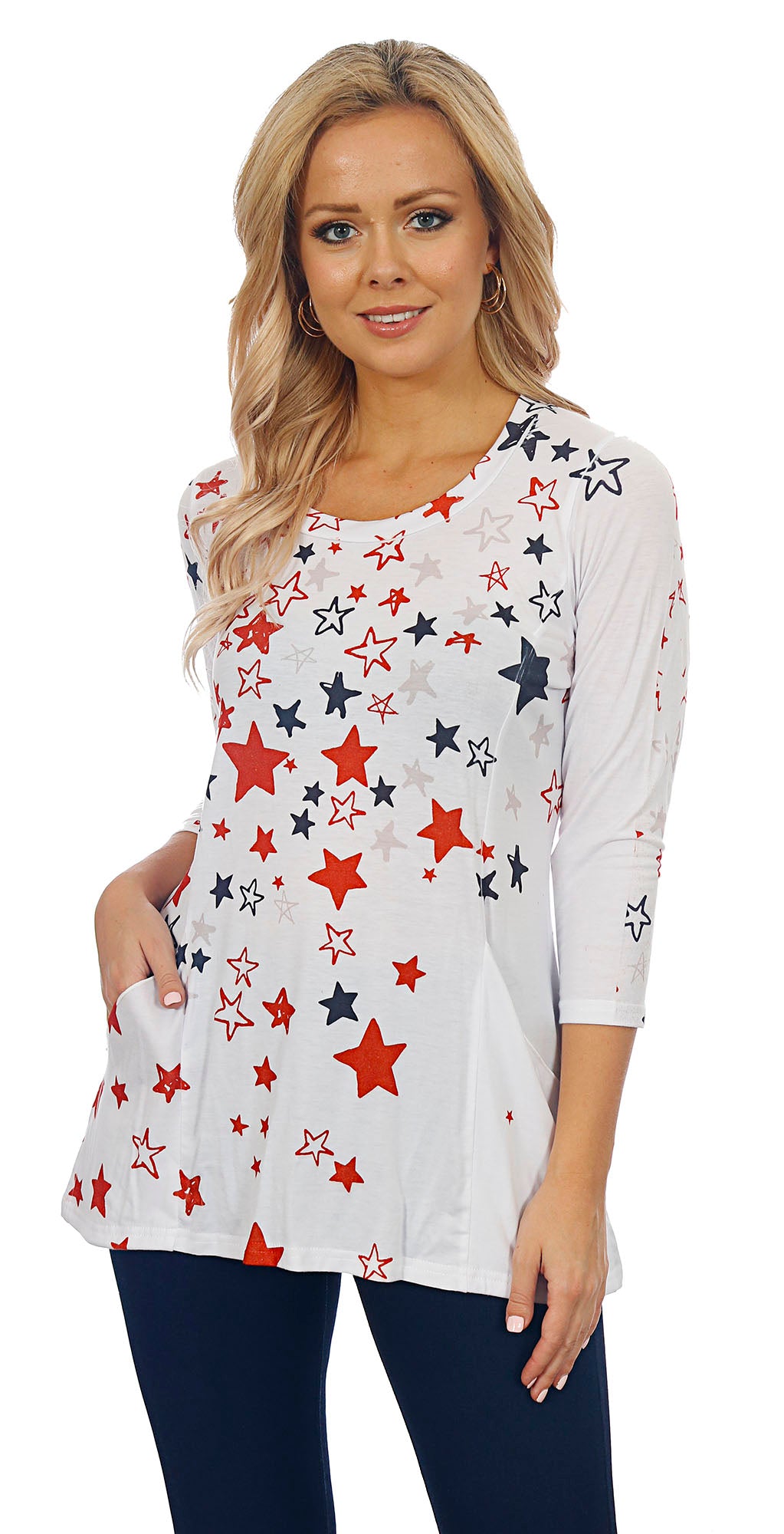 Impulse California Women's Star Spangled Top