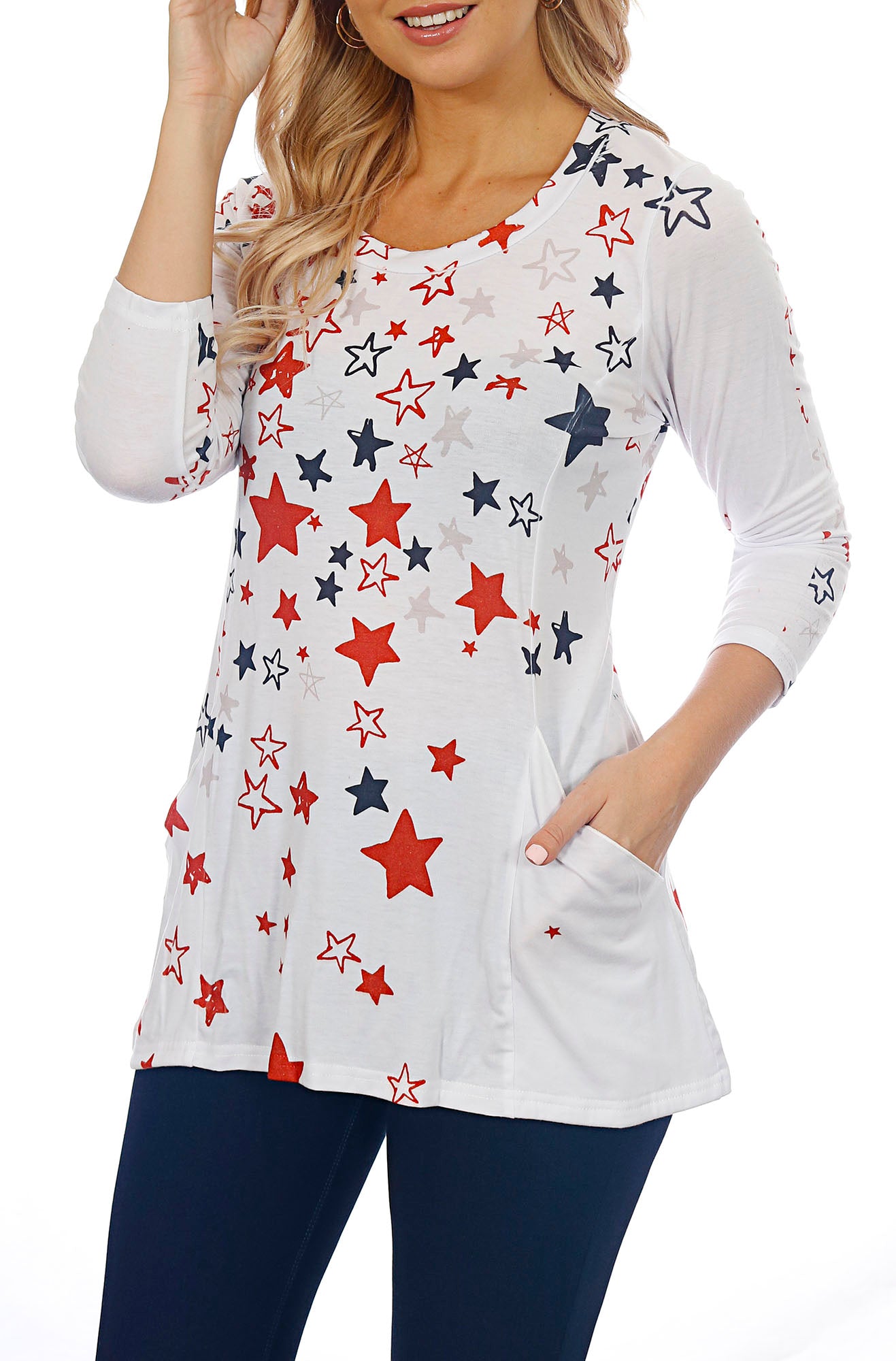 Impulse California Women's Star Spangled Top