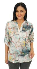 Impulse California Women's Bubbles Print Blouse