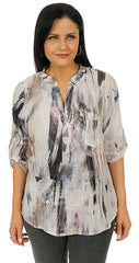 Impulse California Women's Brushed Print Blouse
