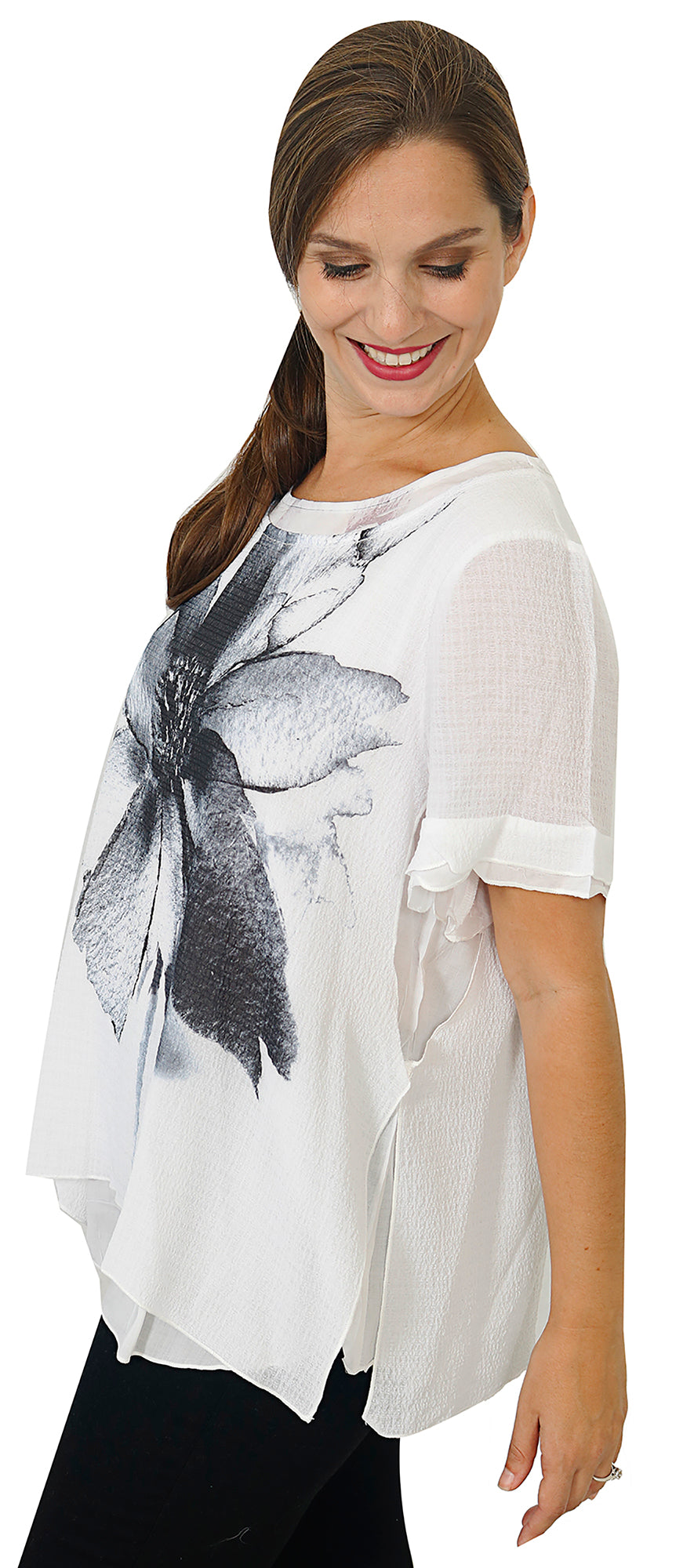 Impulse California Women's 2-layer Printed Top