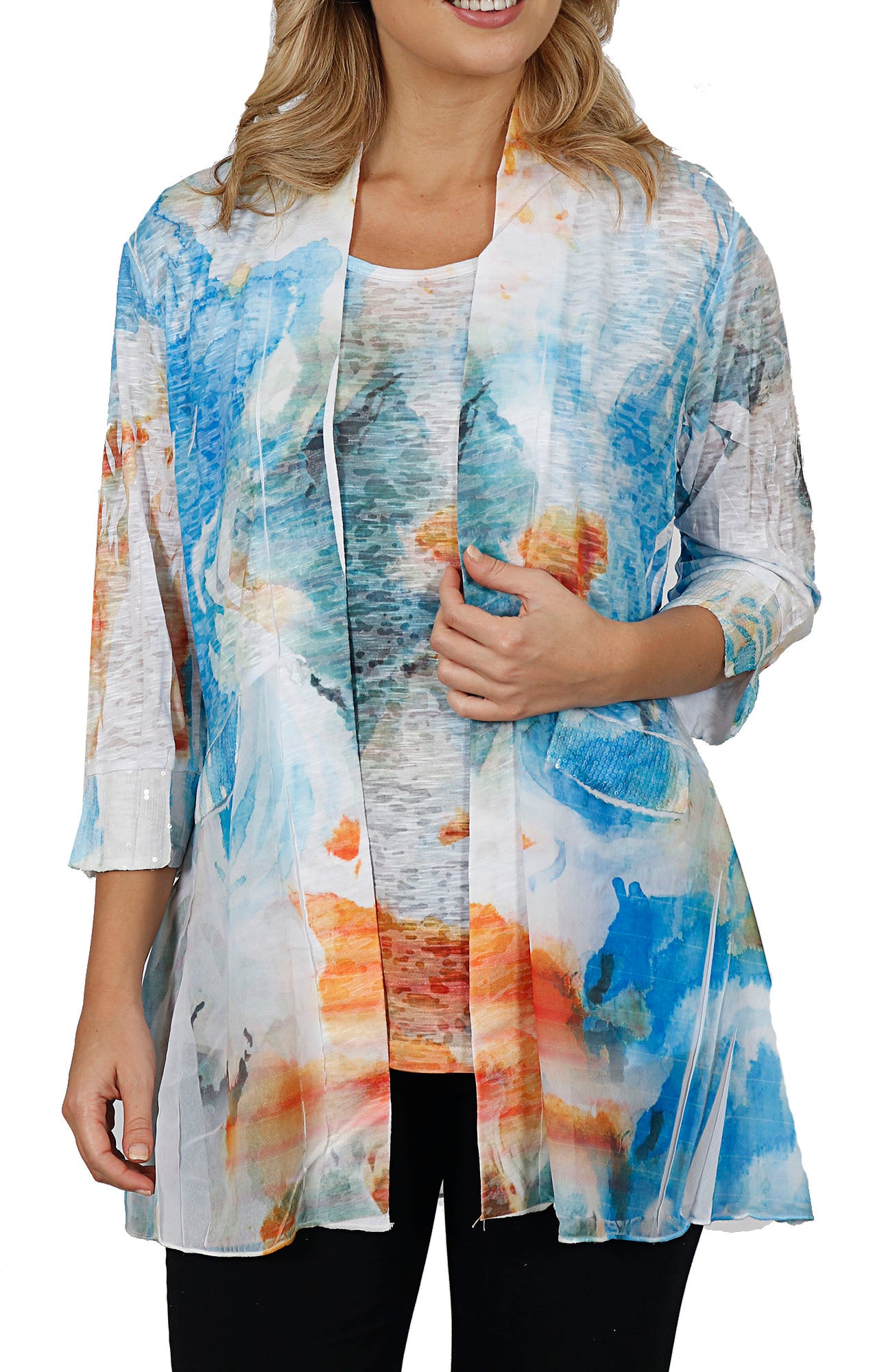 Impulse California Two Piece Cardigan Set