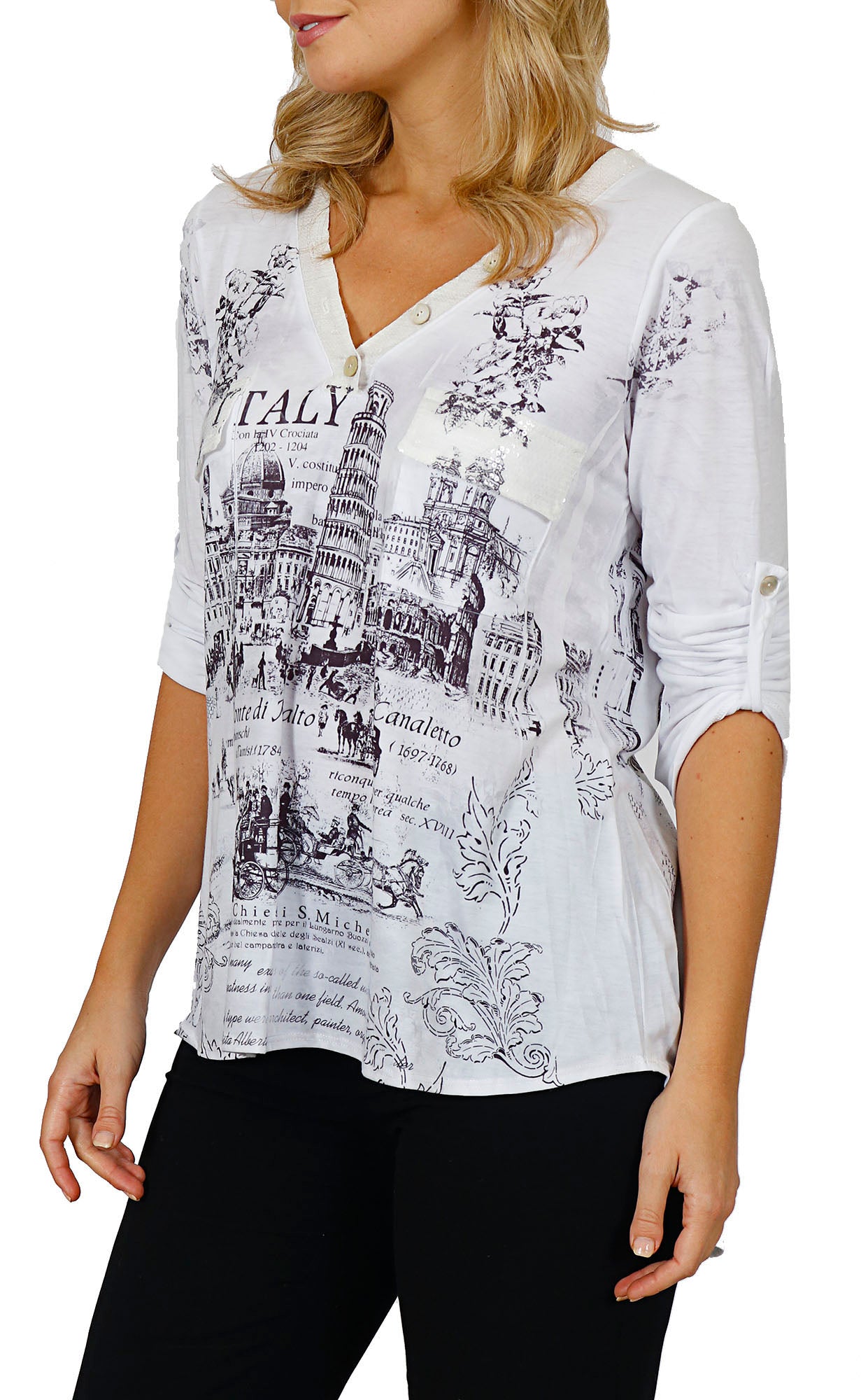 Impulse California Women's V-Neck Blouse