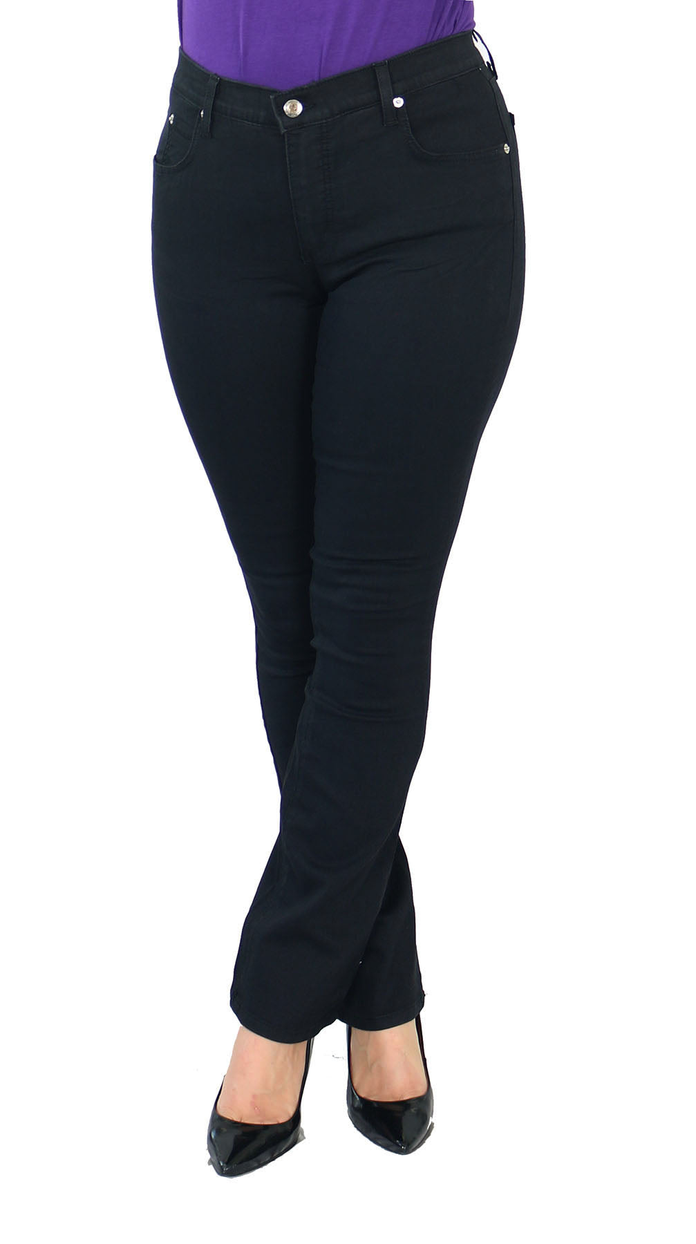 TrueSlim™ Black Bootcut Jeggings