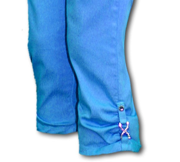 TrueSlim™ Azul Capri with Rhinestone Detail