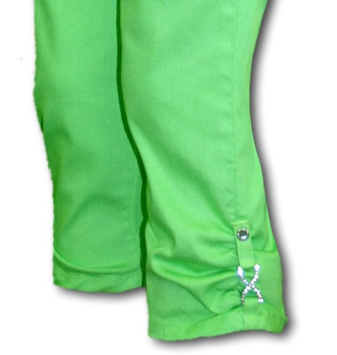 TrueSlim Citrus Capri with Rhinestone Detail