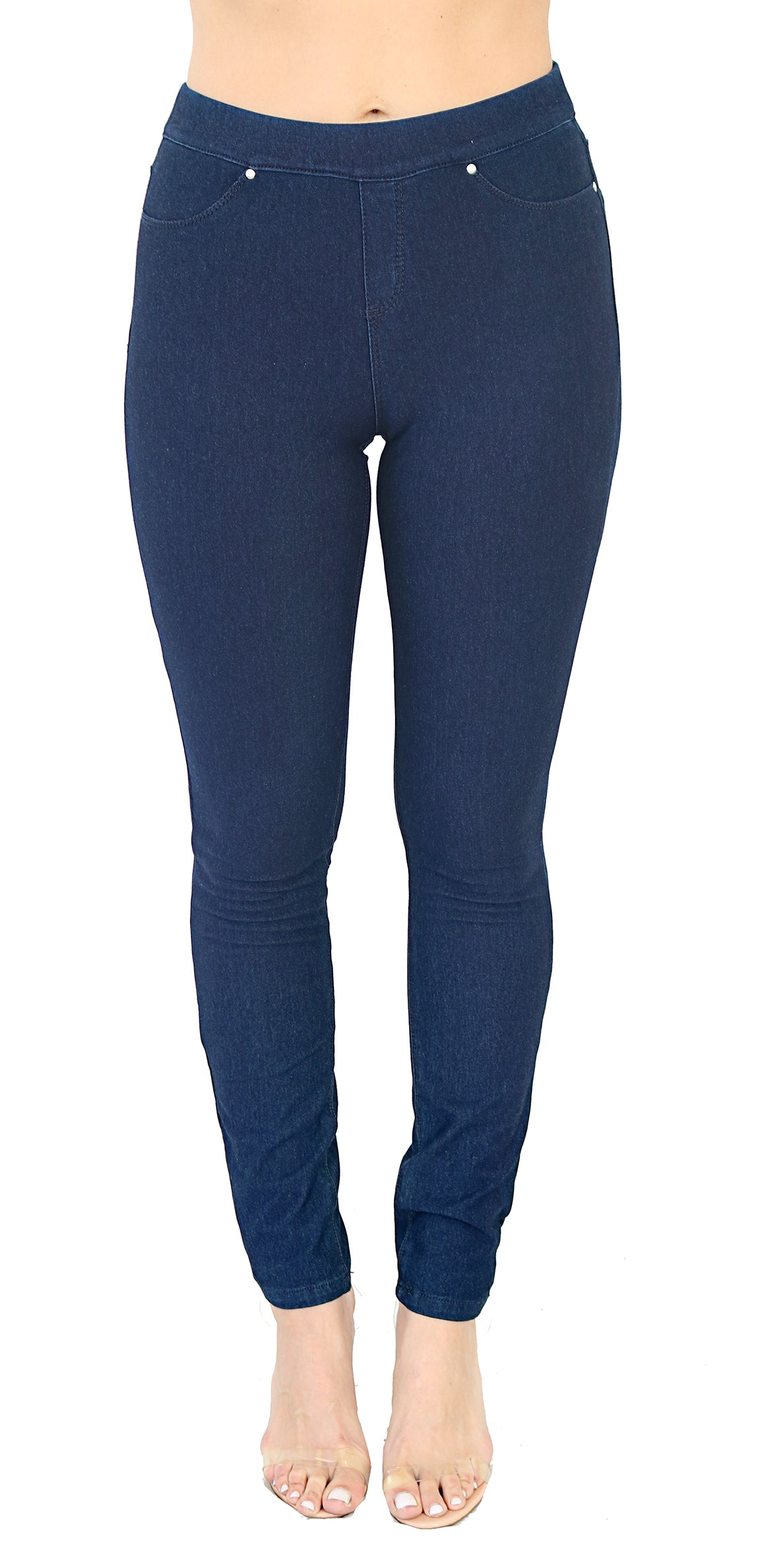TrueSlim™ Indigo French Terry Leggings