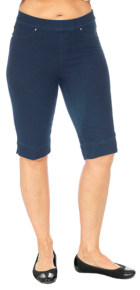 TrueSlim Pull-on Bermuda Shorts