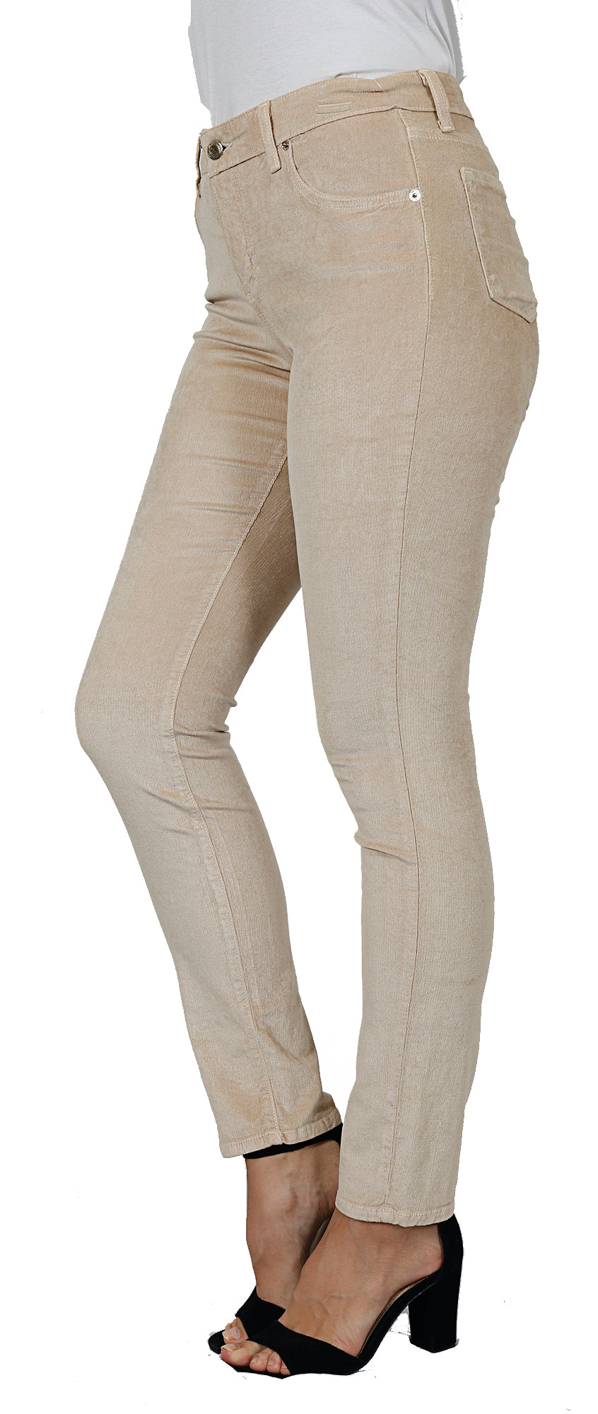 TrueSlim Beige Corduroy Jeggings