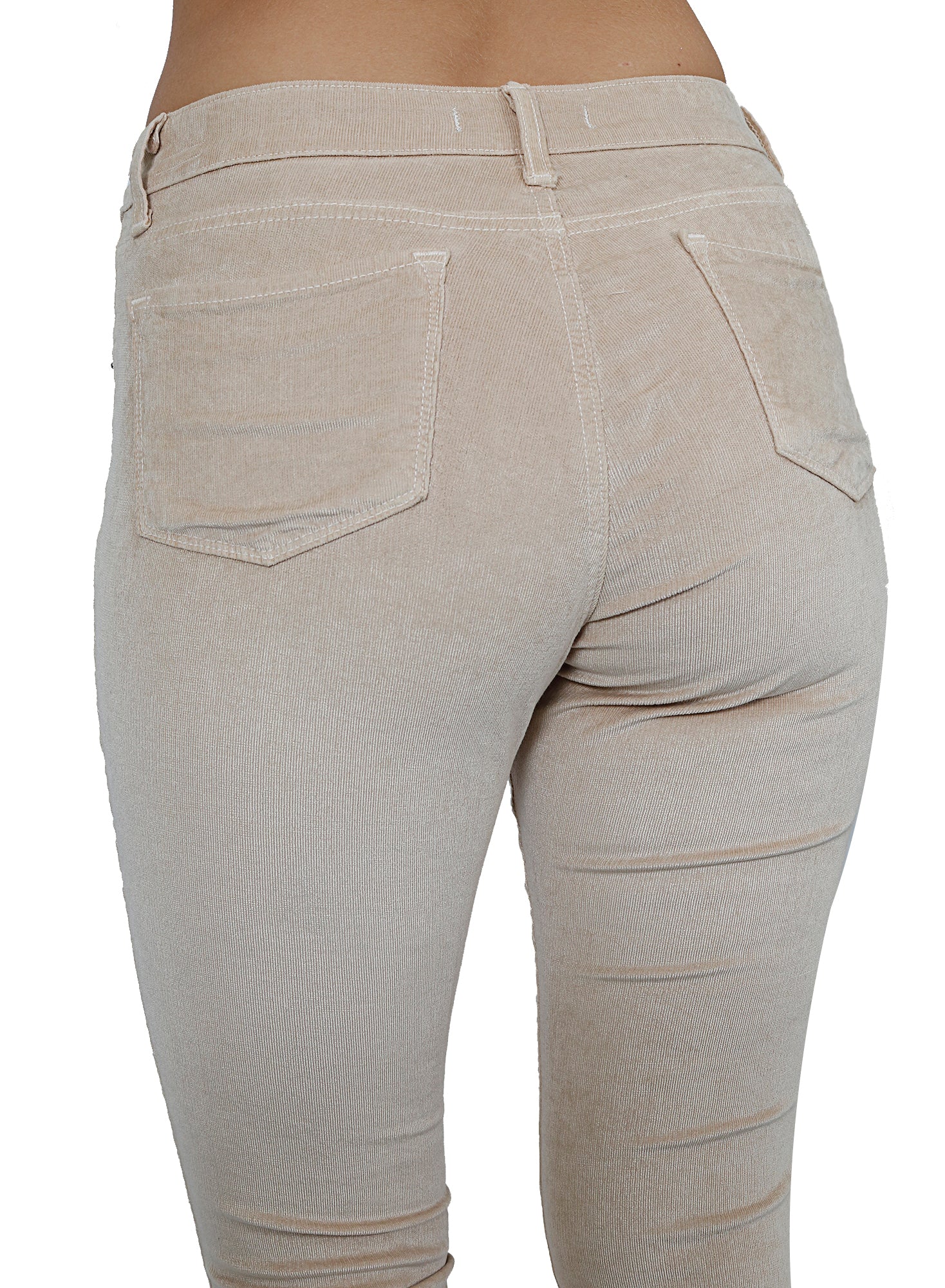 TrueSlim Beige Corduroy Jeggings