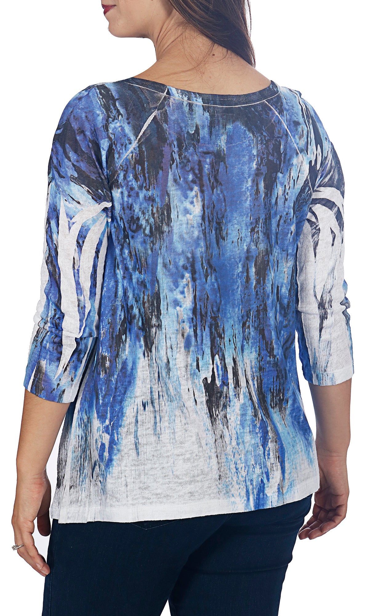 Impulse California Women's Navy Raglan Sleeve Tunic