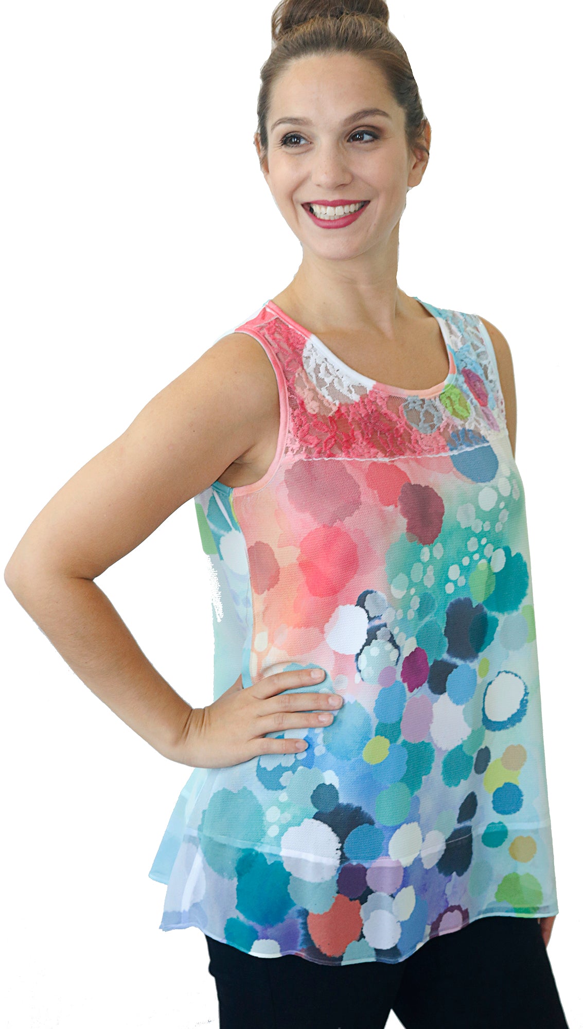 Impulse California Women's Bubbly Tank Top Tunic