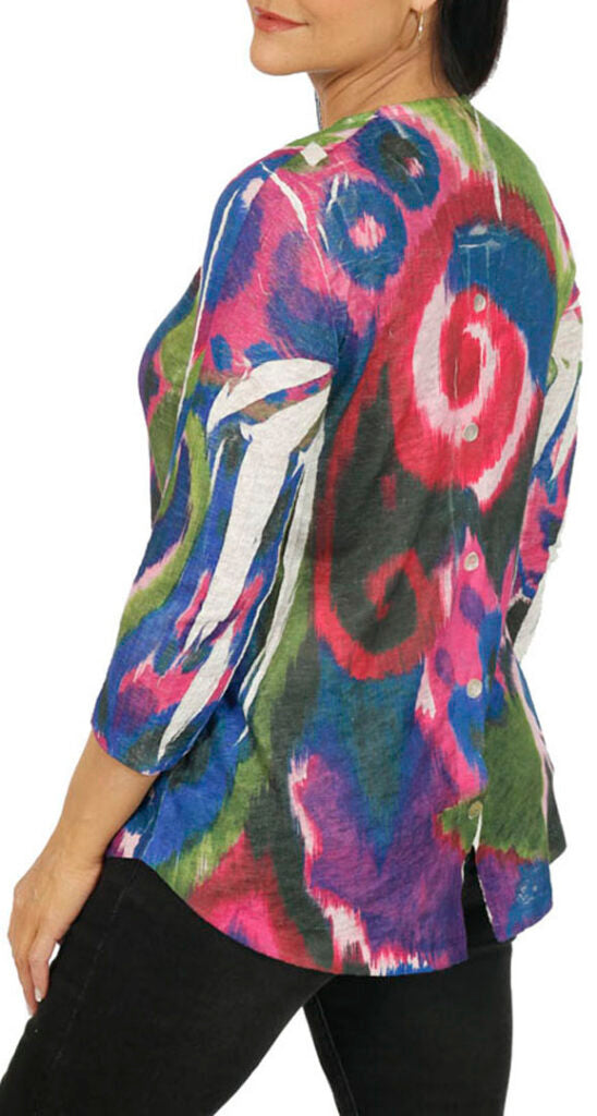 Impulse California Women's Purple Haze Printed Top
