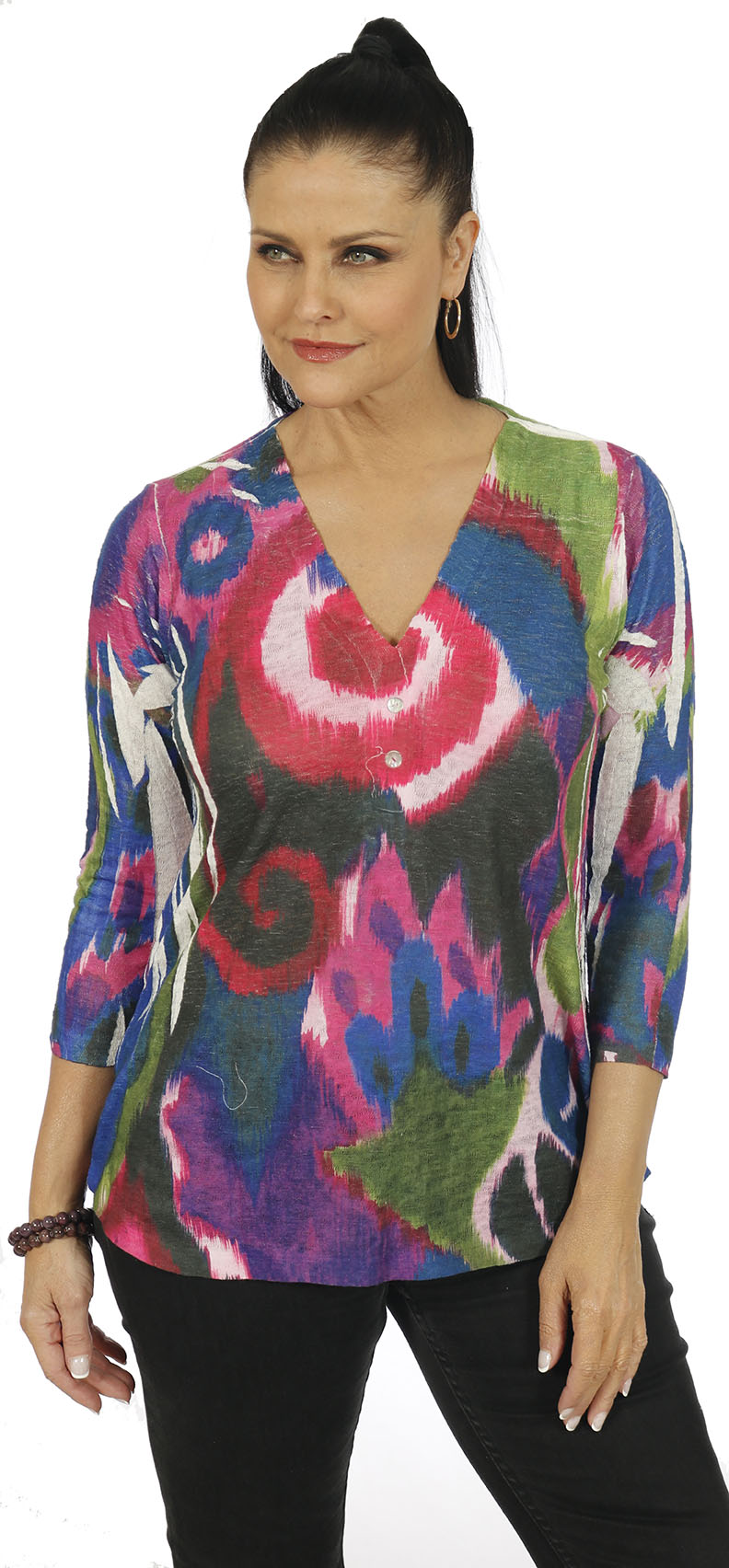 Impulse California Women's Purple Haze Printed Top