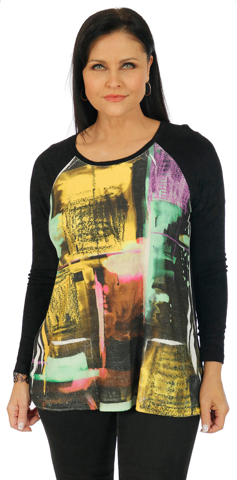 Impulse California Woman's Painted Windows Tunic