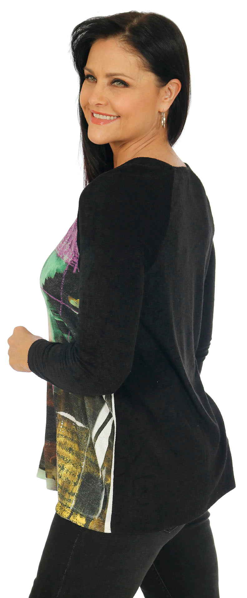 Impulse California Woman's Painted Windows Tunic