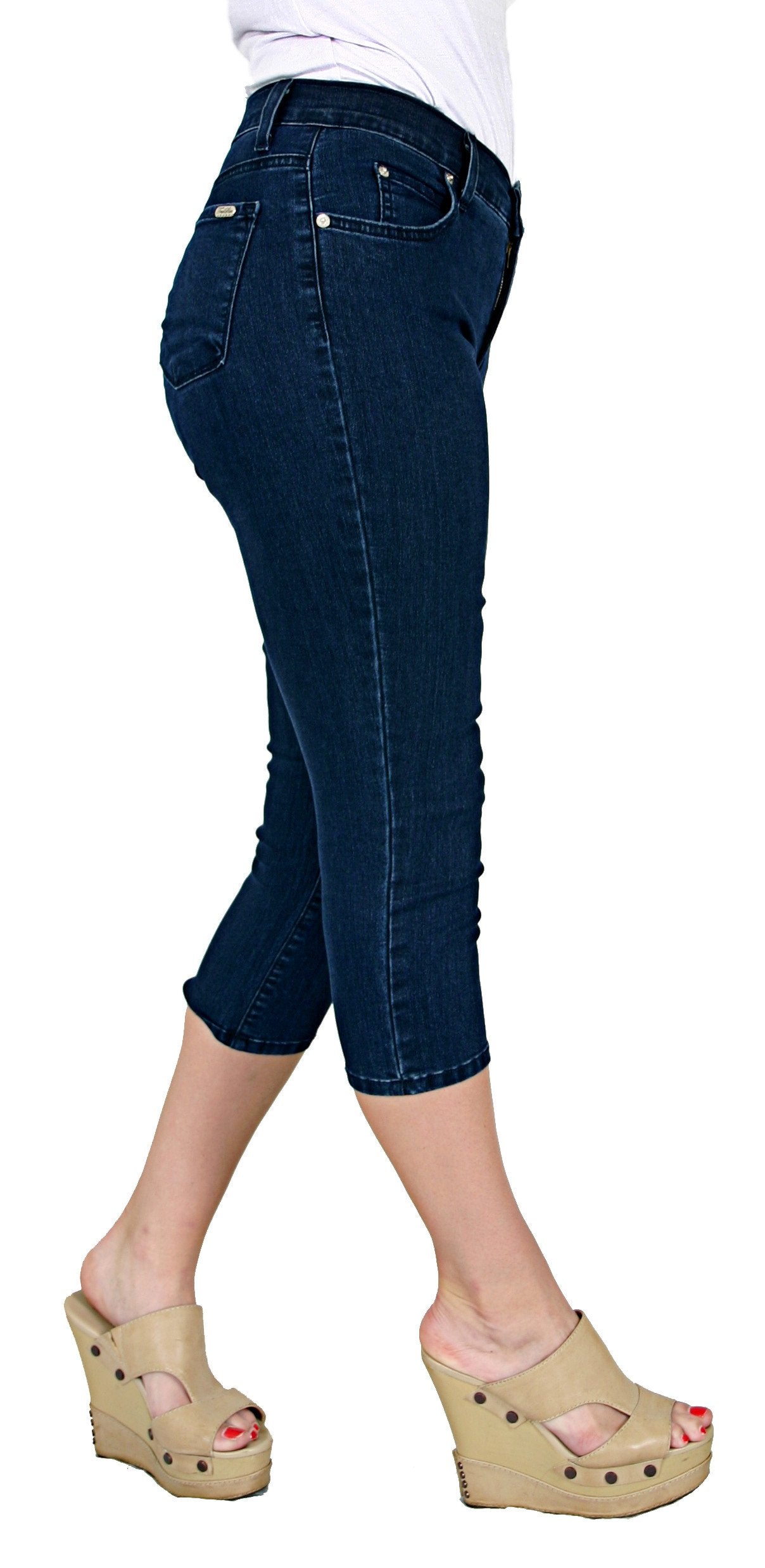 TrueSlim™ Denim Basic Capri
