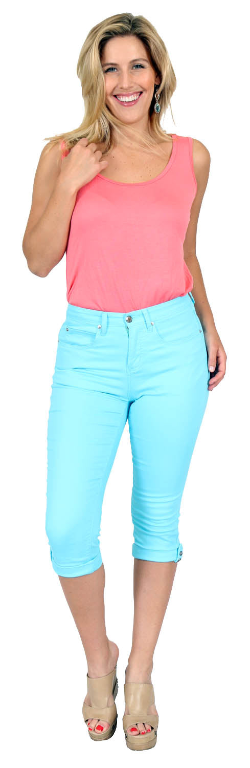 TrueSlim™ Aqua Tab and Stone Capri