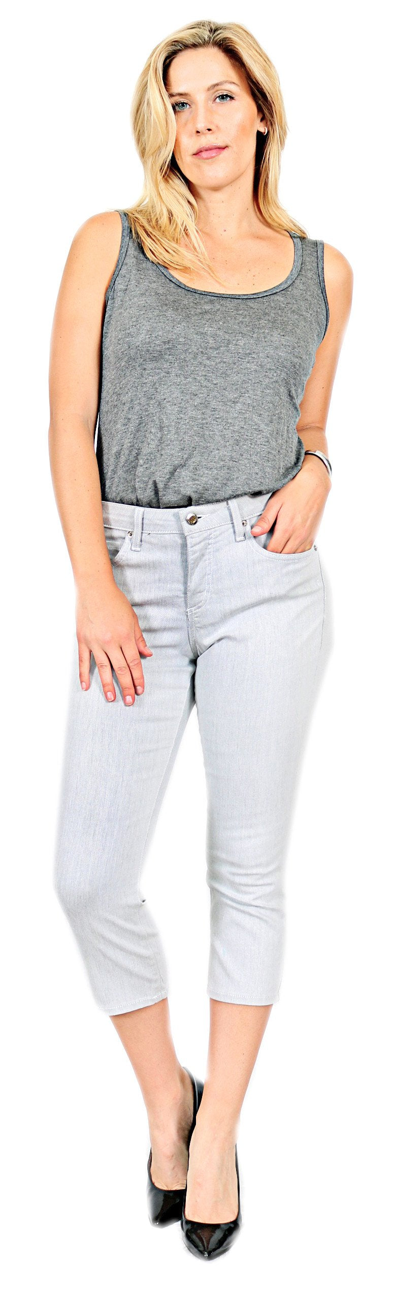TrueSlim™ Silver Basic Capri