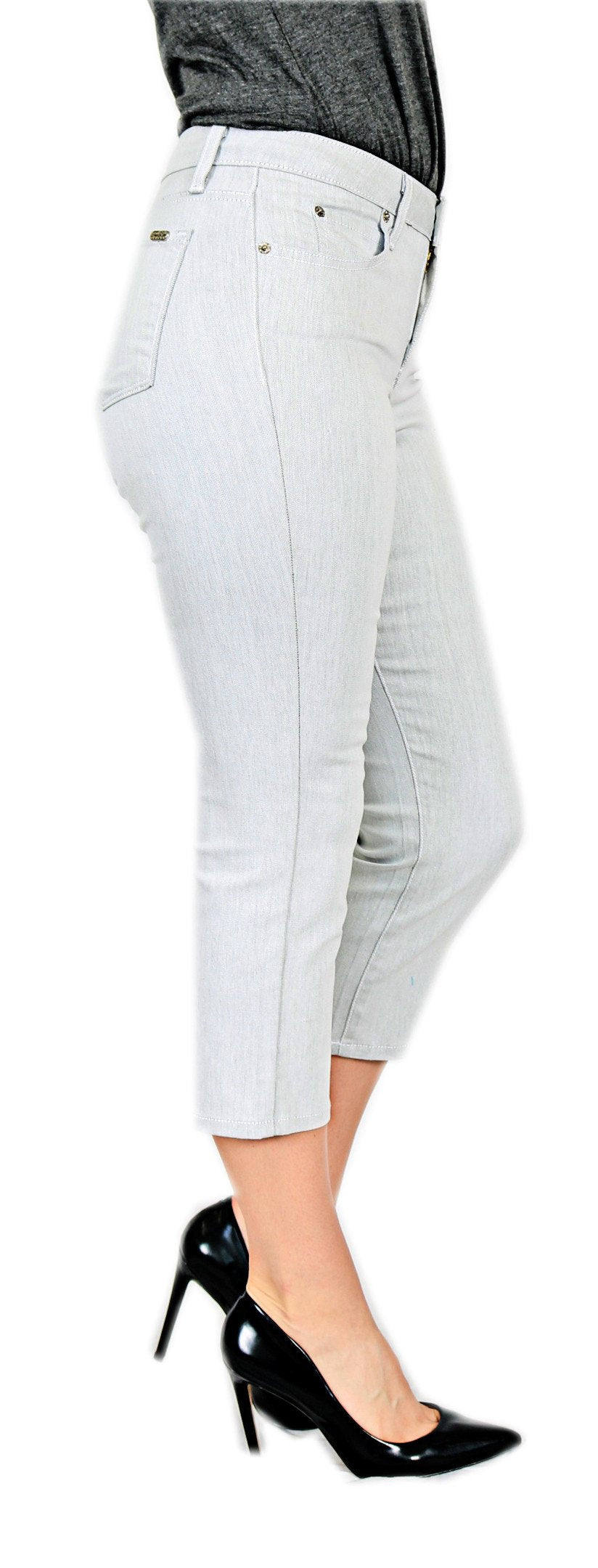 TrueSlim™ Silver Basic Capri