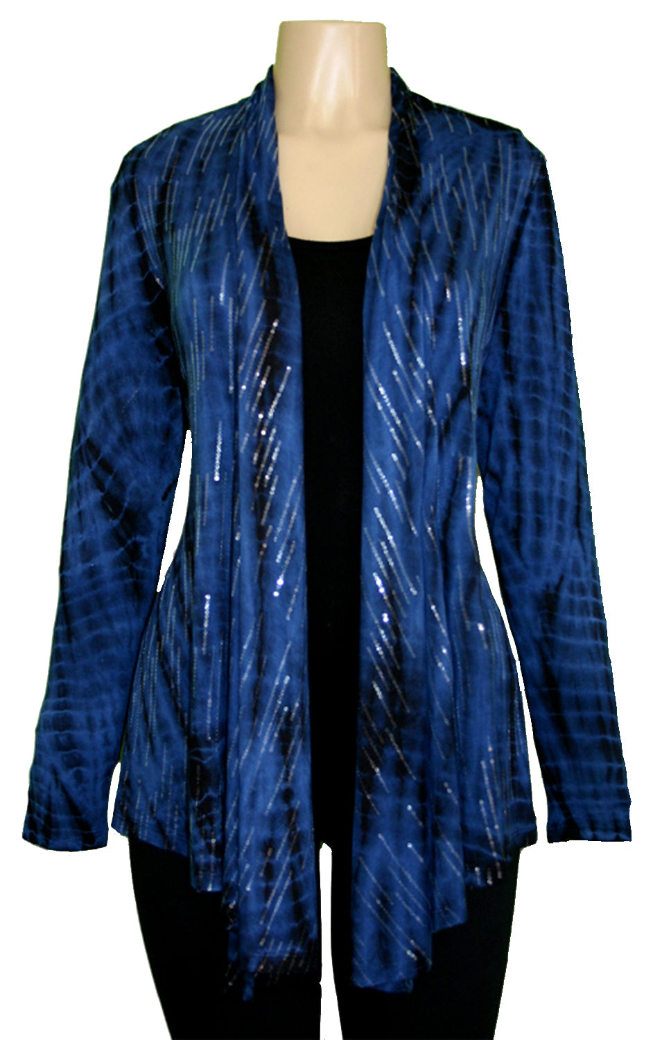 Impulse California Women's Navy Blue Cardigan & Tank Top