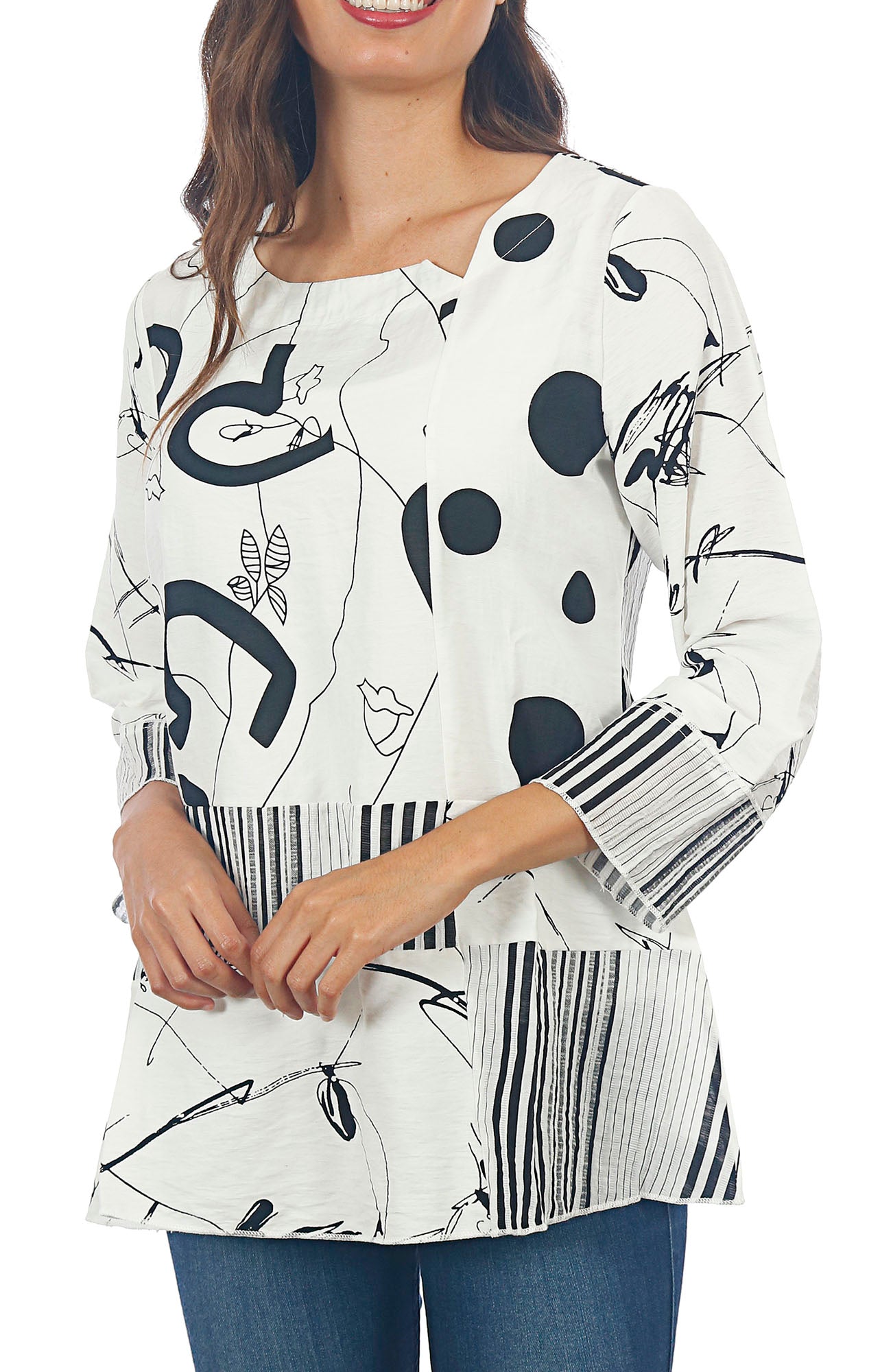 Impulse California Women’s Geometric Printed Tunic