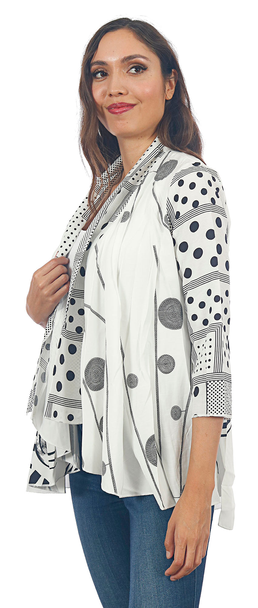 Impulse California Women’s Geometric Printed Cardigan