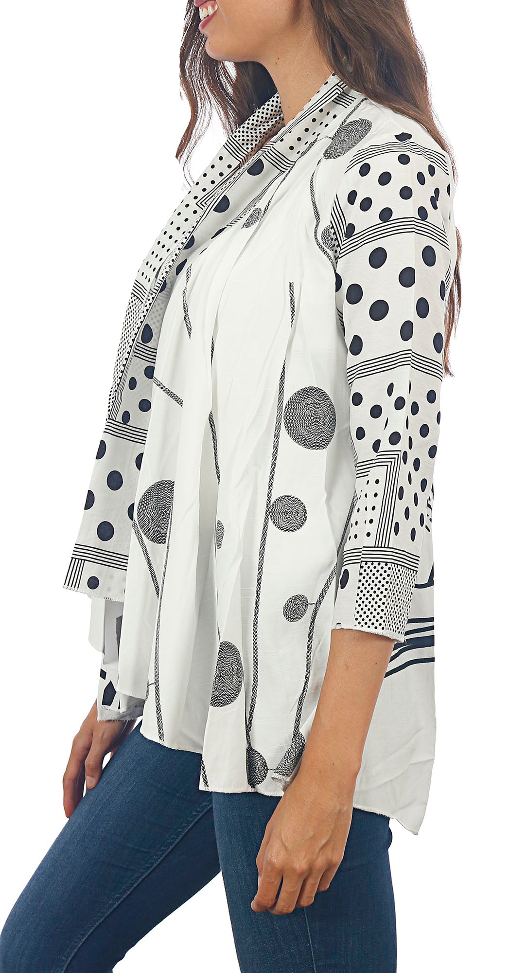 Impulse California Women’s Geometric Printed Cardigan