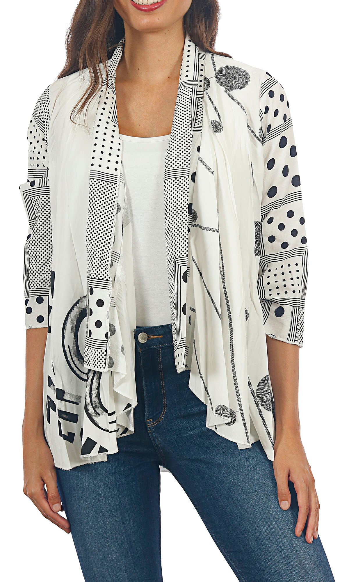 Impulse California Women’s Geometric Printed Cardigan