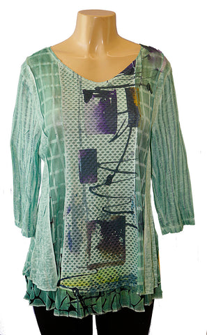 Impulse California Women's Geometric Blouse