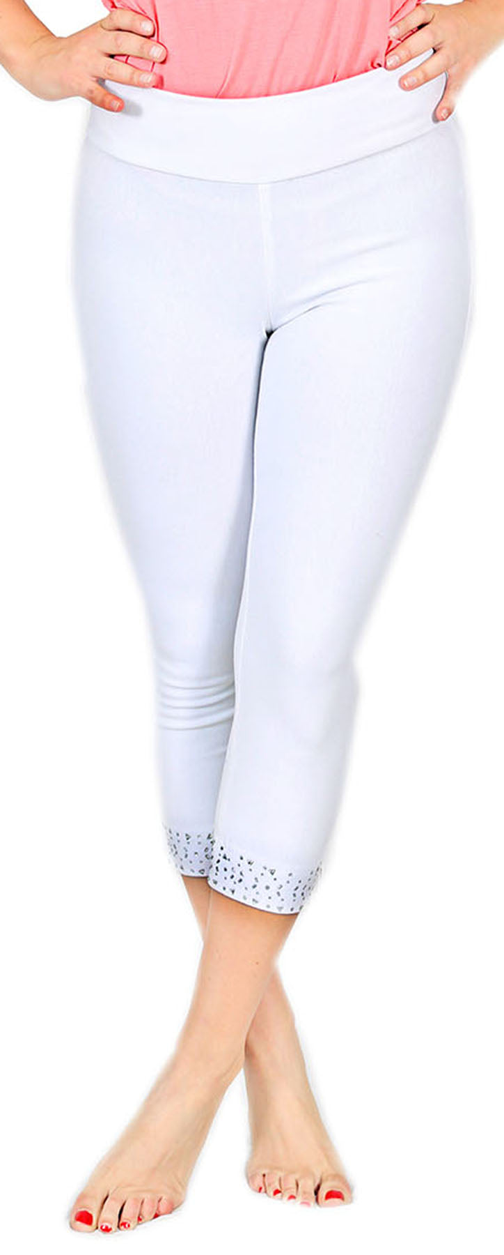Women's Capri Pants with Pockets Cotton Linen Workout Out Leggings Stretch  Waist Pocket Yoga Gym Cropped Trousers White XXL - Walmart.com