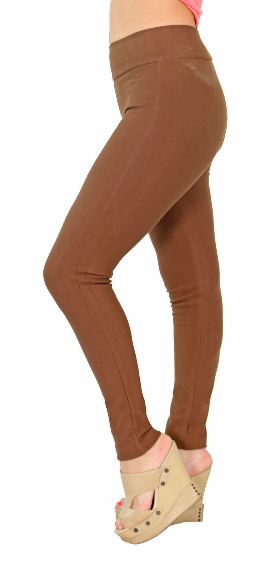 TrueSlim™ Brown Leggings for Women – TrueSlim Jeans