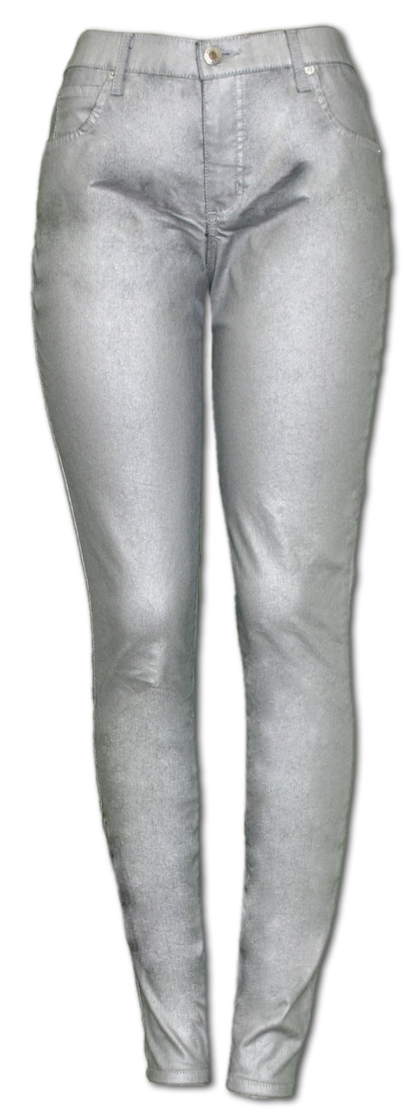 Womens Coated Jeggings
