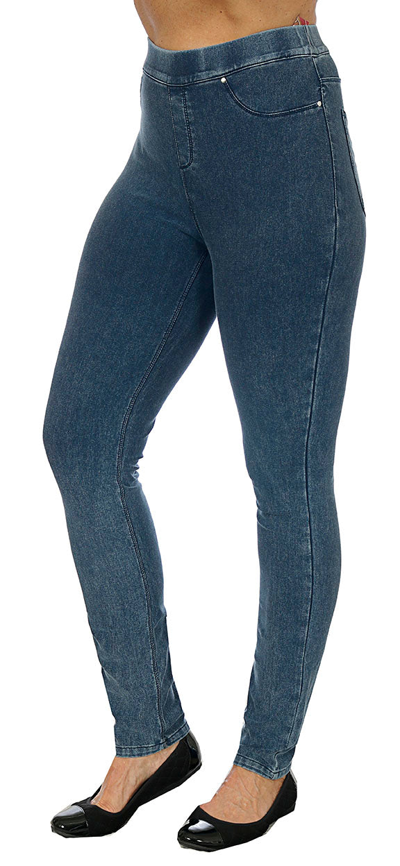 TrueSlim™ Acid Wash Denim Leggings – TrueSlim Jeans
