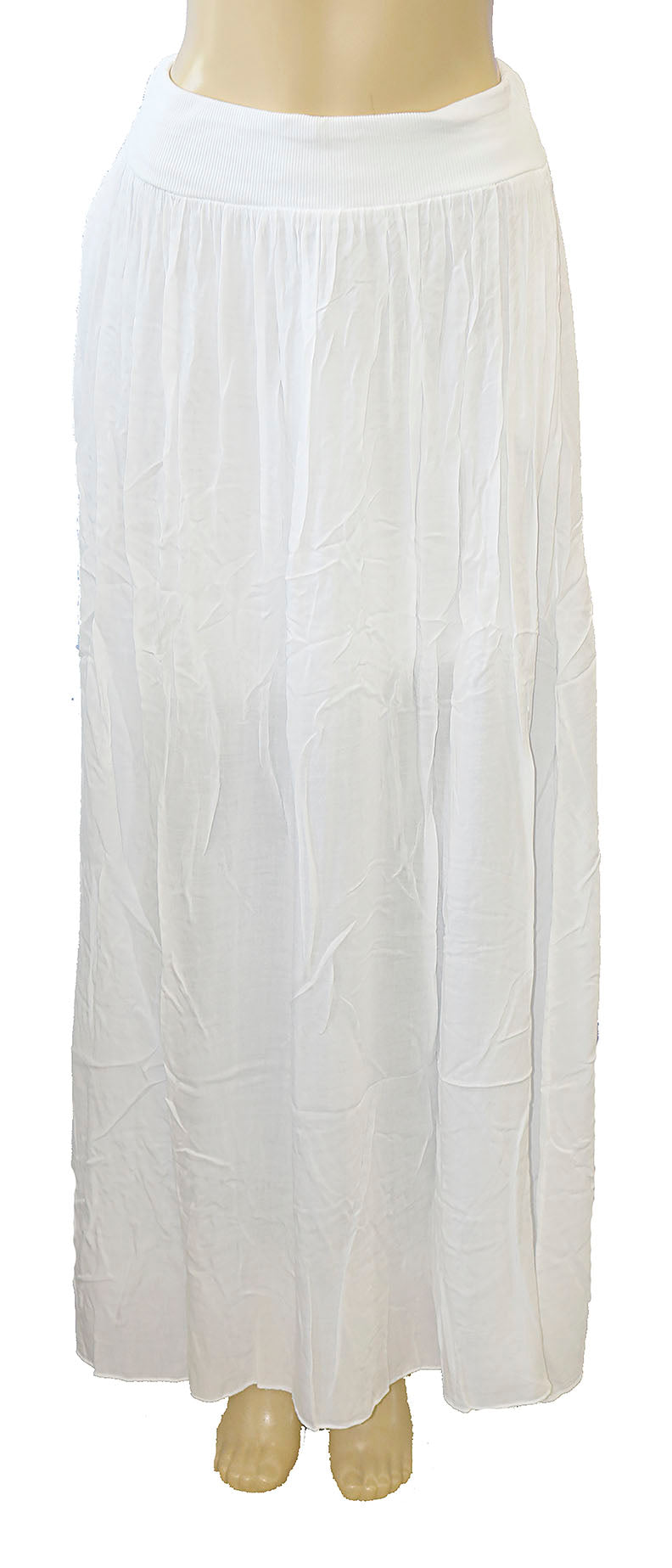 Impulse California Women's White Maxi Skirt
