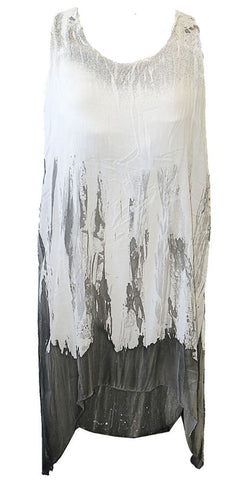 Impulse California Women's 2-layer Silver Dyed Dress