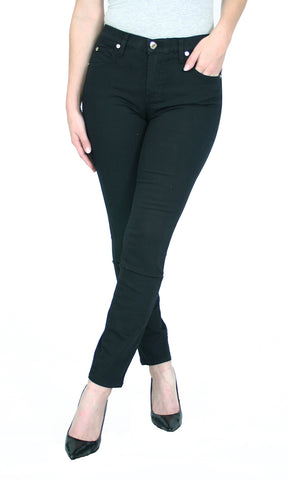 Buy Girl's Super Combed Cotton Elastane French Terry Slim Fit Jeggings with  Side Pockets - Black UG22
